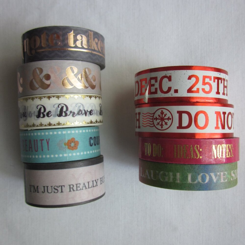 Washi Tape - 9 rolls